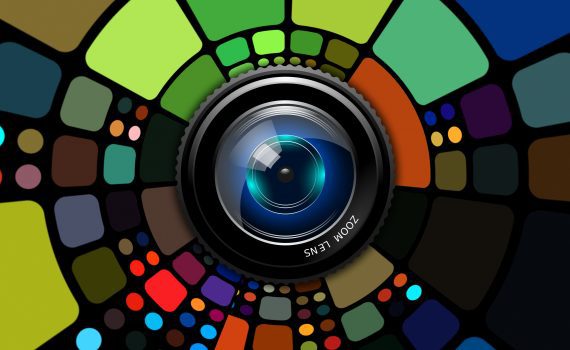lens, colorful, background