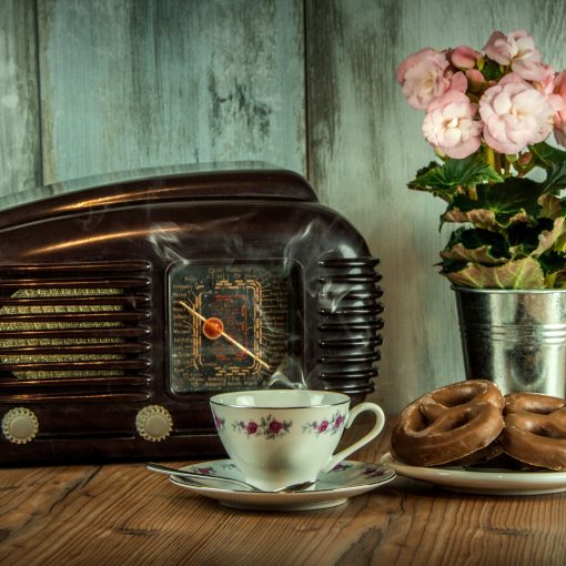retro, radio, old