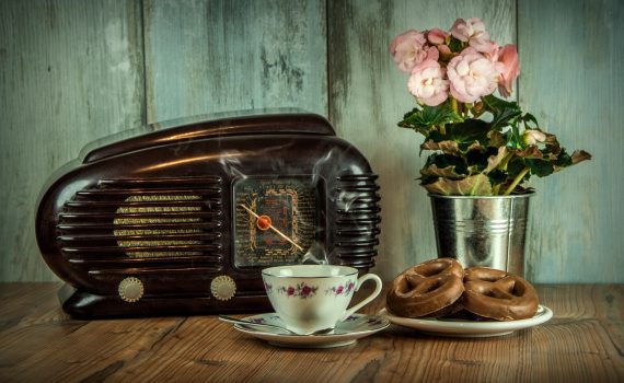 retro, radio, old
