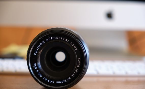 Wood apple desk photographer
